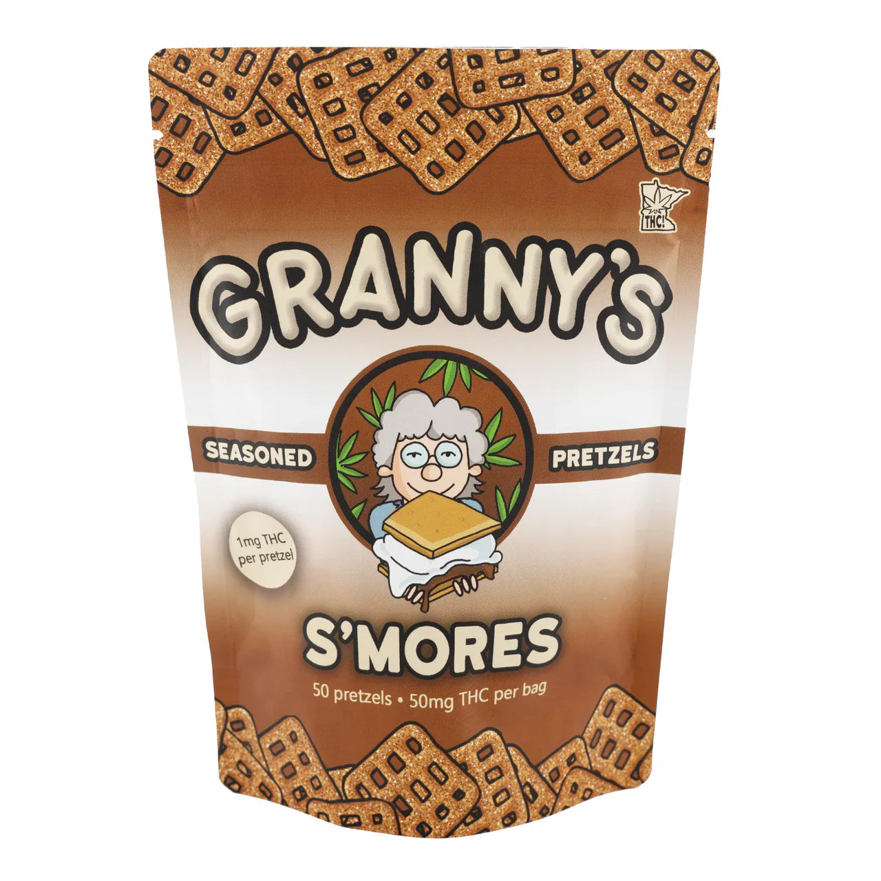 Granny's THC Seasoned Pretzels (50mg)