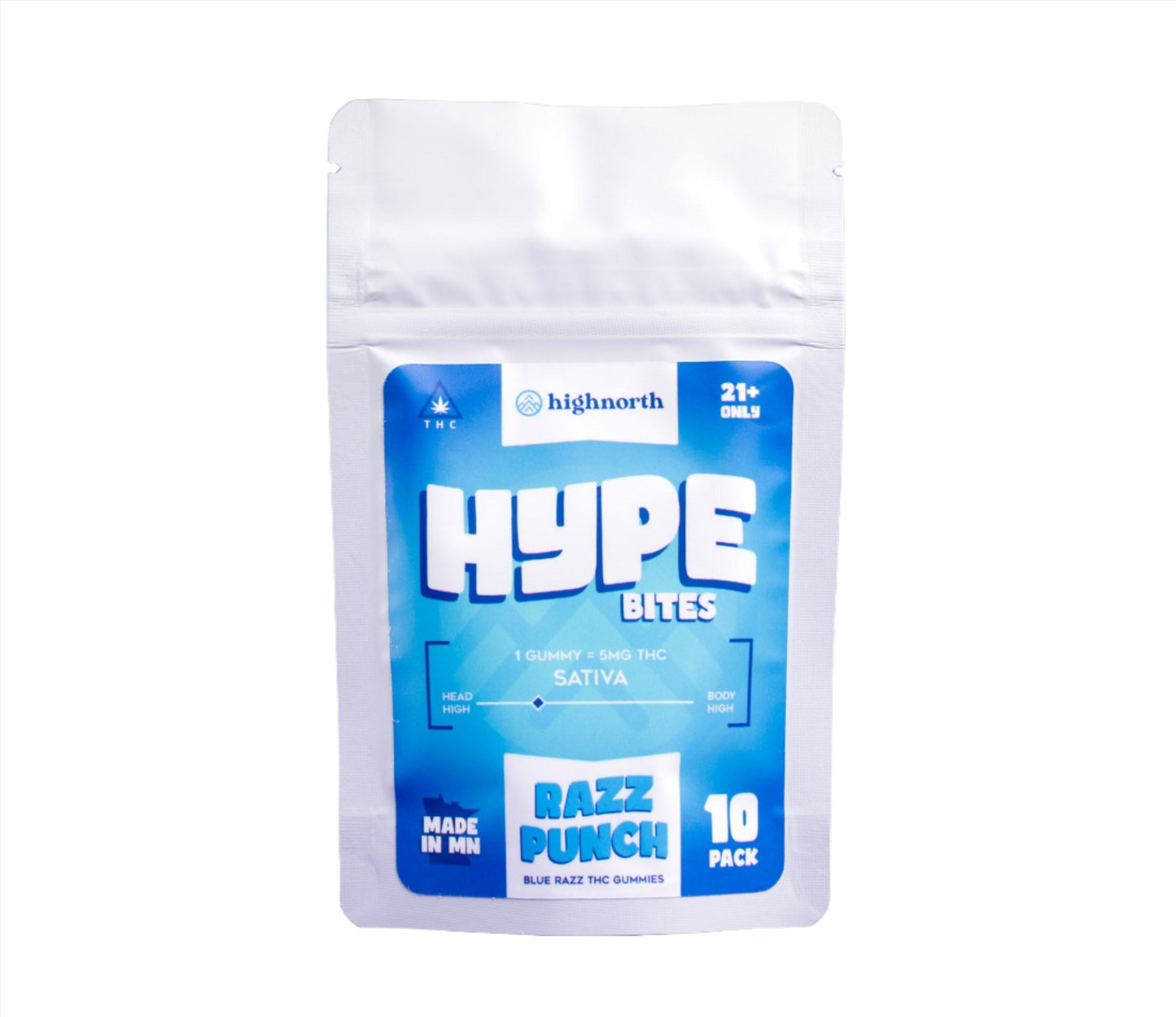 High North Hype Bites THC Gummies (50mg)