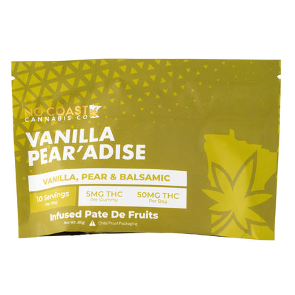 No Coast THC Pâte De Fruit Gummies (50mg)